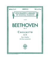 Hal Leonard Violin Concerto In D Major Vol 233
